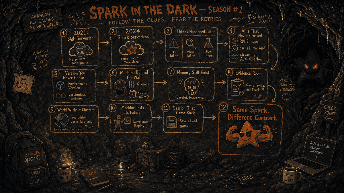 Spark in the Dark season one evidence map