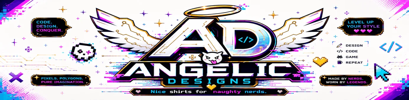 Angelic Designs — camisetas para nerds creativos